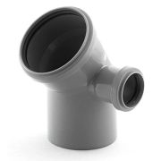 Отвод канализационный 110х50 - 45° правый