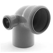 Отвод канализационный 110х50 - 90° левый