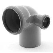 Отвод канализационный 110х50 - 90° правый