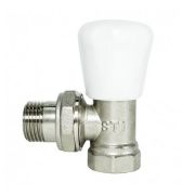 Клапан регулирующий угловой, латунь никель STI 3/4