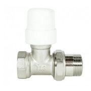 Клапан термостатический прямой, латунь никель, STI 3/4