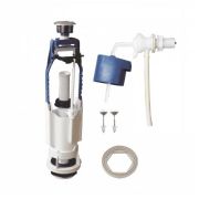 Арматура сантехническая к смывному бачку УКЛАД (цв.кноп.метал.,БОК.подвод, для отв.в крыш.40мм)