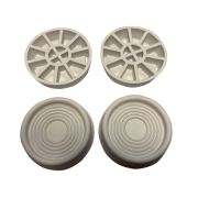 Подставка для стиральных машин и сушильных барабанов (комплект 4шт), белый