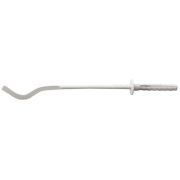 Кронштейн для радиатора с дюбелем анкерный белый 7*250мм