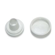 Крепление для унитаза пластмассовое (втулка и колпачек)