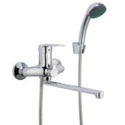 Смеситель для ванны с длинным изливом 40к FRAP F22701-B див корп L-нос