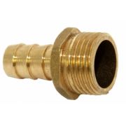 Переходник латунь б/п резьба/шланг НР 14х1/2