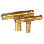 Тройник соединительный латунь 20*20*20 для р/шл LEXLINE