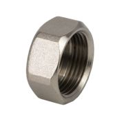 Заглушка латунь никель ВР 3/4