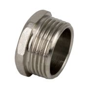 Заглушка латунь никель НР 1