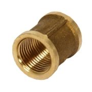 Муфта латунь б/п соединительная ВР/ВР 1/2