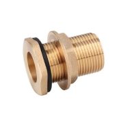 Штуцер сливной латунь б/п 3/4