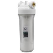 Фильтр магистральный 3/4« для хол.воды прозр. 10» UNICORN (KSBP 34) с картриджем PS1005