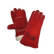 Краги сварщика Опторика «Трек», искуственный мех, 35см (красные)