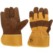 Перчатки Опторика спилк, комбинированные, утепленные