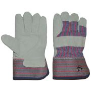 Перчатки Опторика, спилк, комбинированные, искуственный мех