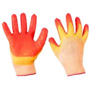 Перчатки Снабторг Х/Б, двойная латексная обливка