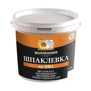 Шпаклевка Коллекция на ПВА, 1,5кг (ведро)