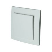 Выключатель 1-клавишный встраиваемый Амбидекстр УХЛ4 белый