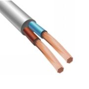 Кабель ПВС 2*1,5 ТУ белый (100)