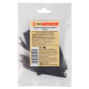 Термотрубка ЭРА ТУТнг 1.5, 2.5, 3, 3.5, 4, 5, 6, 8, 10, набор 18 шт. (9 разм.по 2шт. дл.100мм) чёрн.