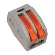 Клемма СМК 0.08-4.0мм2 (2.5/4.0мм2), с рычагом 2 отверстия Smartbuy SBE-cwcc-2