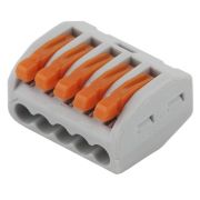 Клемма СМК 0.08-4.0мм2, с рычагом 5 отверстий, GTER3-05 General