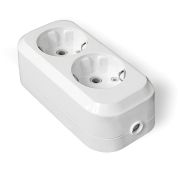 Колодка 2 гнезда, с заземлением, IONICH