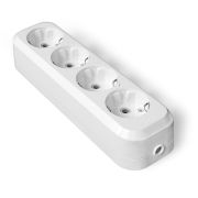 Колодка 4 гнезда, с заземлением, IONICH