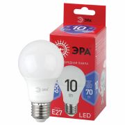 Лампа светодиодная LED, груша (A50-A65), 10 Вт, E27, 6500K холодный RED LINE LED ЭРА