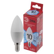 Лампа светодиодная LED, свеча (B35), 10 Вт, E14, 4000K нейтрал. RED LINE LED ЭРА