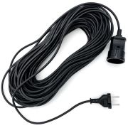 Электроудлинитель 1гн 30м силовой ПВС 2*0,75мм², без заземления, 6А, 1300Вт, Амбидекстр