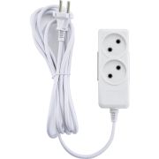 Электроудлинитель 2гн 2.0м ПВС 2*0,75мм², без заземления, ECON ES 022