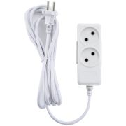 Электроудлинитель 2гн 3.0м ПВС 2*0,75мм², без заземления, ECON ES 023