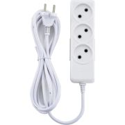 Электроудлинитель 3гн 2.0м ПВС 2*0,75мм², без заземления, ECON ES 032