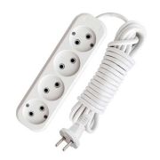 Электроудлинитель 4гн 3.0м ПВС 2*0,75мм², без заземления, UNIVersal E-204