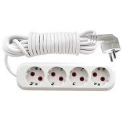 Электроудлинитель 4гн 5.0м ПВС 3*0,75мм², 10А, с заземлением, Universal 555-05, У10-555