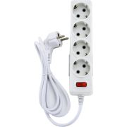 Электроудлинитель 4гн 5.0м ПВС 3*1,00мм², c заземлением, выключателем ECON ES 145-b