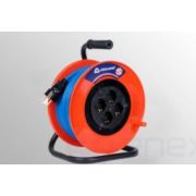 Электроудлинитель на катушке 4гн 20м ПВС 2*1,5, 3500Вт, б/заземлением, Атлант