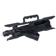 Электроудлинитель на рамке 1гн 10м КГ силовой 3500Вт IP44 каучук, с заземлением, с защ.крыш., АТОМ