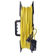 Электроудлинитель на рамке 1гн 50м ПВС 2*0,75мм², б/заземления, 1300Вт, Союз (481S-5105)