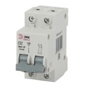 Автоматический выключатель 2P 32A (C) 4.5кА ВА 47-29, SIMPLE-mod-15 ЭРА