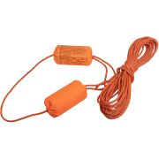 Спасательный конец Александрова (поплавки обшиты тканью), линь 30 м.