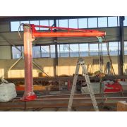 Кран консольный поворотный ручной TOR PSJ34050 500 кг, высота 3 м, стрела 4 м