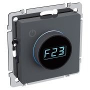 Термостат электронный с индик. BRITE СП IP20 ТС10-1-БрМ механизм маренго IEK BR-RT11-K35