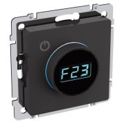 Термостат электронный с индик. BRITE СП IP20 ТС10-1-БрЧ механизм черн. IEK BR-RT11-K02