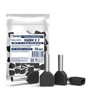 Наконечник штыревой втулочный изолированный двойн. НШВИ(2) 1.5-8 TOKOV ELECTRIC TKE-NSVI2-1.5-8-C05/50