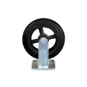 Колесо большегрузное неповоротное FCd 80 200 мм обрезиненное (N)