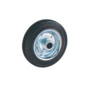 Колесо литая резина C 63 160 мм без втулки, чашек и болта (N)