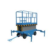 Подъемник ножничный передвижной 500 кг 12/14 м TOR SJY-0,5-12 AC 380В с выдвиж. платф. сетевой (Y)